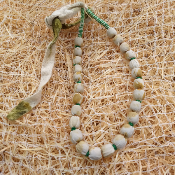 single string white mala